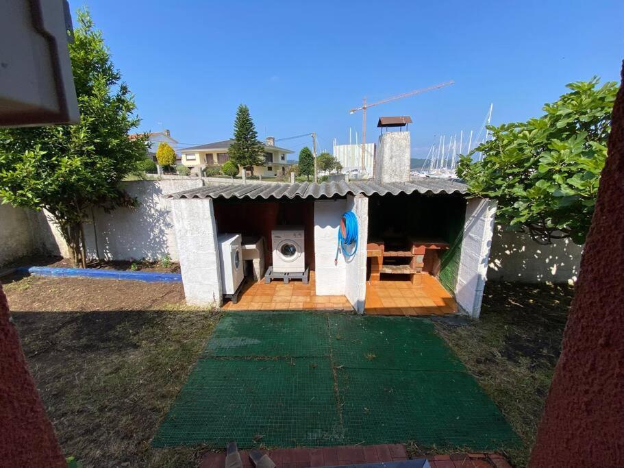 فيلا إيسلا دي أروسافي La Casilla - Illa Isla De Arousa - Preciosa Casa Enfrente A Playa Con Vistas Al Mar Y Playa المظهر الخارجي الصورة